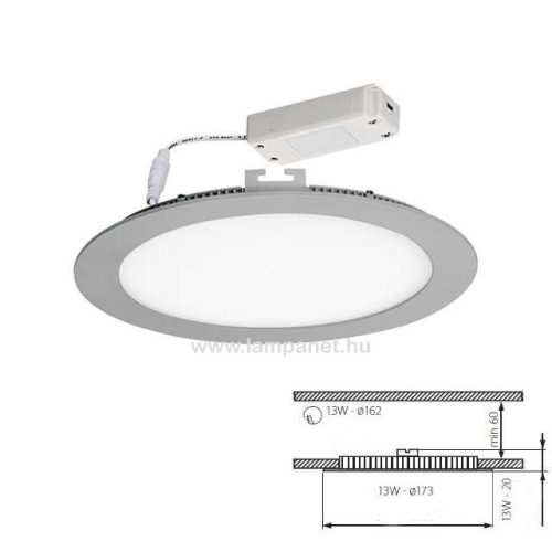 Kanlux Rounda LED 13W-WW-SR LED lámpatest