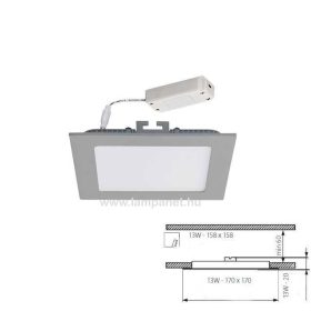 Kanlux Katro LED 13W-WW-SR LED lámpatest