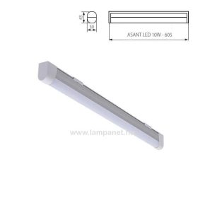 Kanlux Asant LED 10W-NW mennyezeti lámpa, 900 lm