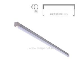 Kanlux Asant LED 20W-NW mennyezeti lámpa, 1800 lm