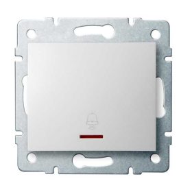   MOWION LOGI 02-1080-102-FEH, jelzőfényes csengő nyomókapcsoló