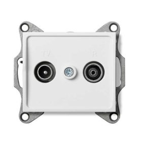   MOWION LOGI 02-1320-002-FEH, antenna csatlakozó TV/FM aljzat, átmenő