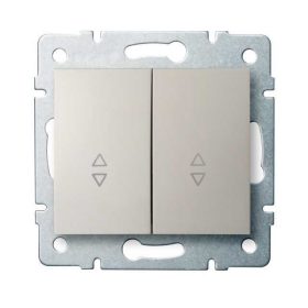   MOWION LOGI 02-1060-103-KR, dupla alternatív kapcsoló (dupla váltókapcsoló)