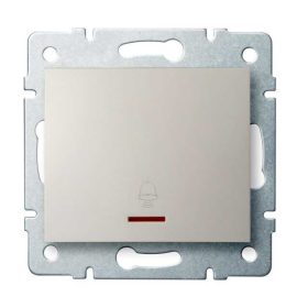   MOWION LOGI 02-1080-103-KR, jelzőfényes csengő nyomókapcsoló