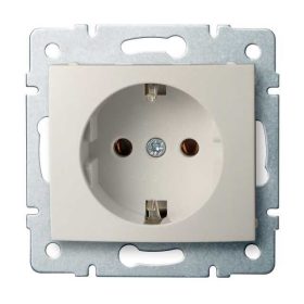   MOWION LOGI 02-1220-103-KR, Schuko földelt dugalj, tűzbiztos műanyag