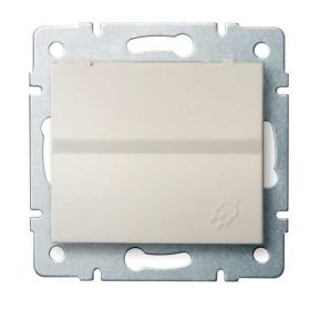   MOWION LOGI 02-1230-103-KR, Schuko földelt dugalj IP44 ajtós, tűzbiztos műanyag