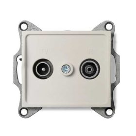   MOWION LOGI 02-1330-003-KR, antenna csatlakozó TV/FM aljzat, végzáró