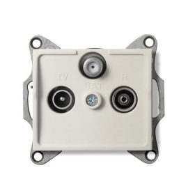   MOWION LOGI 02-1340-003-KR, antenna csatlakozó TV/R/SAT aljzat, átmenő