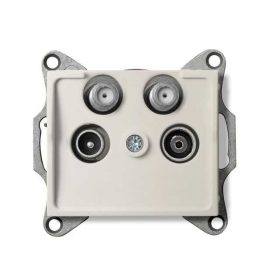   MOWION LOGI 02-1590-003-KR, antenna csatlakozó TV/R/SAT/SAT aljzat, végzáró