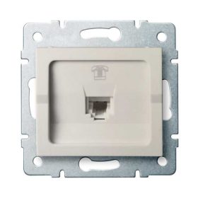   MOWION LOGI 02-1370-003-KR, telefon csatlakozó aljzat (RJ11)