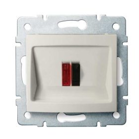   MOWION LOGI 02-1450-003-KR, hangszóró csatlakozó aljzat (2 kivezetéssel)