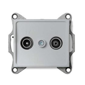   MOWION LOGI 02-1320-043-EZ, antenna csatlakozó TV/FM aljzat, átmenő