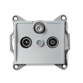   MOWION LOGI 02-1350-043-EZ, antenna csatlakozó TV/R/SAT aljzat, végzáró