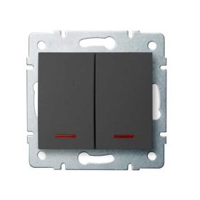 MOWION LOGI 02-1120-141-GR, jelzőfényes csillárkapcsoló