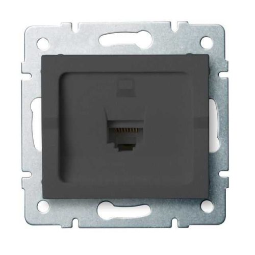 MOWION LOGI 02-1400-041-GR, adatcsatlakozó aljzat (RJ45 Cat 6 Jack)