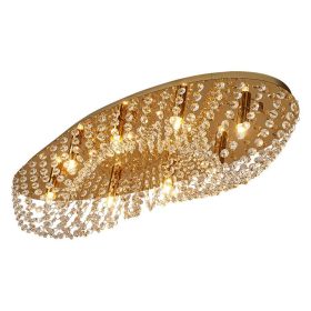 Luxera Elipthon 62440 kristály mennyezeti lámpa, 8x33W G9