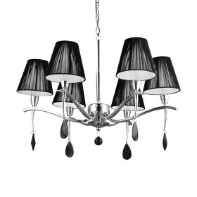 Luxera Oxford 64325 csillár, 6x40W E14