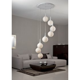 Maxlight Bolle CX4094 függeszték, 8x60W E27