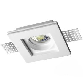  Nova Luce Tobia 41844401 gipsz álmennyezeti spotlámpa, 1x10W GU10 LED