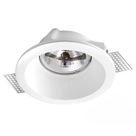   Nova Luce Vitale 41849401 gipsz álmennyezeti spotlámpa, 1x50W AR111