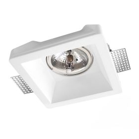   Nova Luce Vitale 41849601 gipsz álmennyezeti spotlámpa, 1x50W AR111