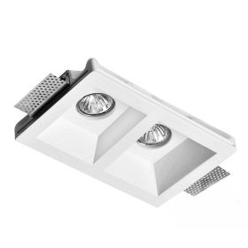   Nova Luce Tobia 61853201 gipsz álmennyezeti spotlámpa, 1x10W GU10 LED