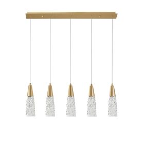 Nova Luce Kovac 9160195 függeszték, 5x5W G9 LED