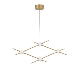   Nova Luce Atomo 9180674 függeszték, 4x2,4W LED, 3000K, 672 lm