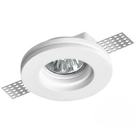   Nova Luce Cosimo 9879108 gipsz álmennyezeti spotlámpa, 1x10W GU10 LED