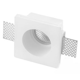   Nova Luce Tobia 9879112 gipsz álmennyezeti spotlámpa, 1x10W GU10 LED