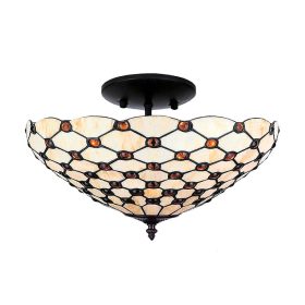 Prezent 109 Tiffany mennyezeti lámpa, 2x40W E27