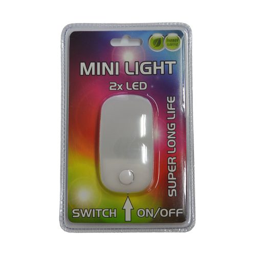 Prezent Mini Light 1620 éjszakai fény kapcsolóval, 2 LED, 0,3W