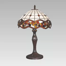 Prezent 98 Tiffany asztali lámpa, 1x60W E27