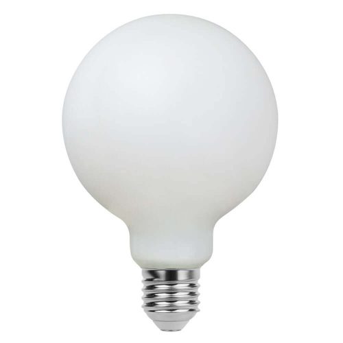 Rábalux 1382 filament LED E27 G95 gömb fényforrás, 8W, 4000K, 1055 lm, Milky