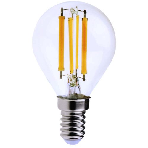 Rábalux 1399 filament LED E14 G45 kisgömb fényforrás, 6W, 3000K, 800 lm