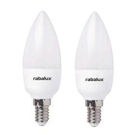   Rábalux 1539 gyertya LED fényforrás E14, 7W, 4000K, 560 lm, 2 db