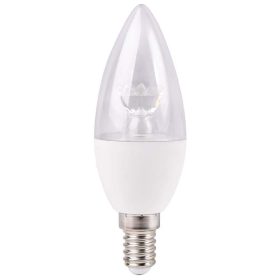   Rábalux 1649 SMD-LED gyertya fényforrás kristály effekttel E14 6W, 4000K, 480lm