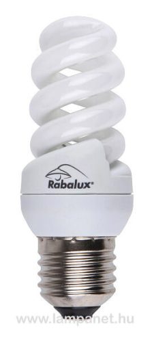 Rábalux 1723 spirál kompakt fénycső, 9W E27, 2700K