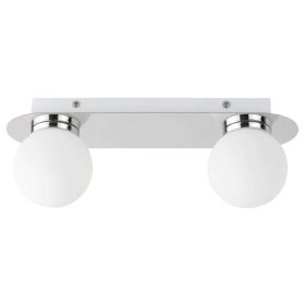   Rábalux Becca 2111 fürdőszobai fali/mennyezeti lámpa, 2x28W G9, IP44