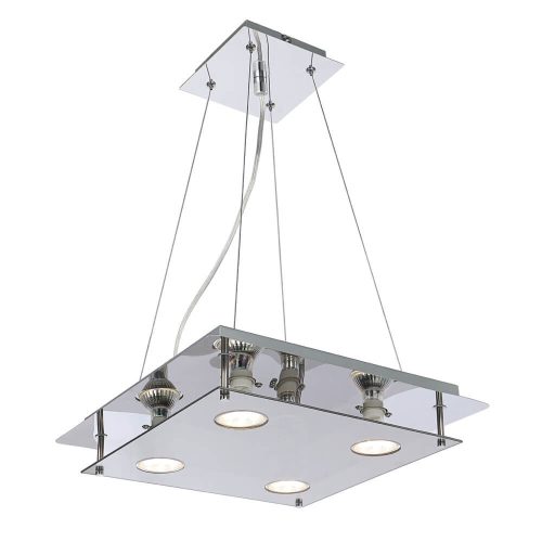 Rábalux Naomi 2648 függeszték, 4x5W GU10 LED, 3000K, 4x400 lm