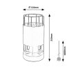 Rábalux Dimitri 3124 asztali lámpa, 1x40W E27