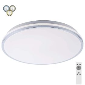   Rábalux Linden 3478 távirányítós, csillámeffektes mennyezetlámpa, 50W LED, 3000-6500K, 4500 lm