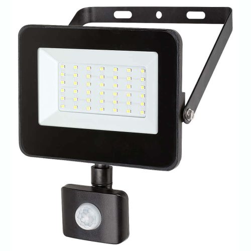 Rábalux Flood 7068 mozgásérzékelős LED reflektor, 30W, 4000K, 5500 lm, IP65