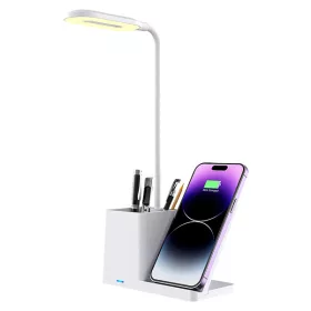 Rábalux CERIE 74233 érintőkapcsolós íróasztali lámpa telefontöltővel