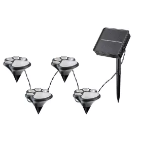   Rábalux Wigry 77001 napelemes, leszúrható, kültéri lámpaszett, tappancsok, 0,06W LED, 3000K, 3 lm, IP44