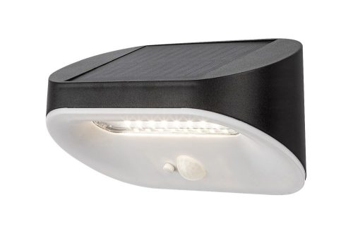 Rábalux Brezno 77006 mozgásérzékelős kültéri szolár falilámpa, 3,2W LED, 4000K, 145 lm, IP44