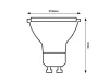Rábalux 79039 GU10 LED fényforrás, 4W, 4000K, 300 lm, 110°