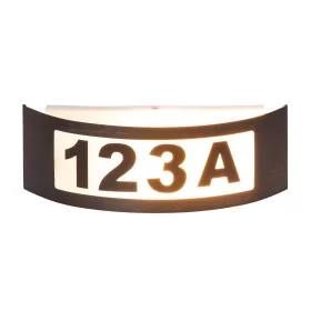 Rábalux Innsbruck 8748 kültéri házszámjelző, 1xE27