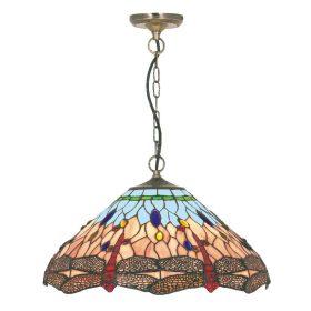 Searchlight Dragonfly 1283-16 Tiffany függeszték, 1x100W