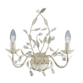 Searchlight Almandite 2492-2CR kristály falikar, 2x40W